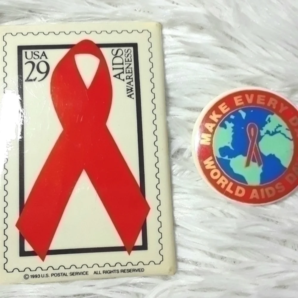 AIDS Awareness Collectible Pin Set